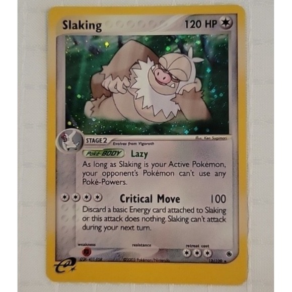 Other - Slaking Pokemon Holo 12/109